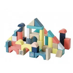 Non communiqué Vilac - Baril de 54 cubes Sous la canopée multicolore pas cher