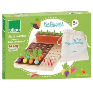 Comparateur de prix : Vilac - Jeux De Déduction Keskipouss - Thème Potager