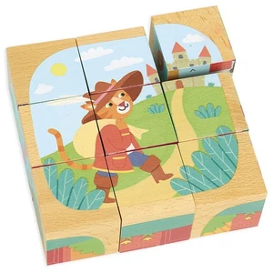 Vilac Cubes en bois les contes pas cher