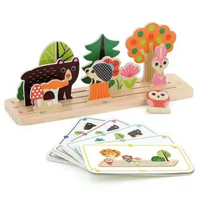 Vilac Jeu De Logique En Bois La Forêt Beige pas cher
