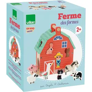 Comparateur de prix : Vilac - Boite à  formes Ferme - Ingela P.Arrhenius Multicolore taille unique