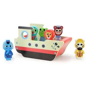 Vilac - Le bateau sonore des animaux pas cher