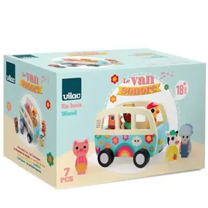 Vilac Van sonore en bois ingela p. Arrhenius pas cher