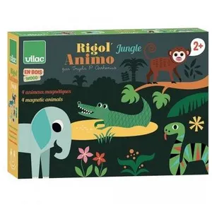 Animaux magnétiques Rigol'animo Jungle Ingela P. Arrhenius Vilac pas cher
