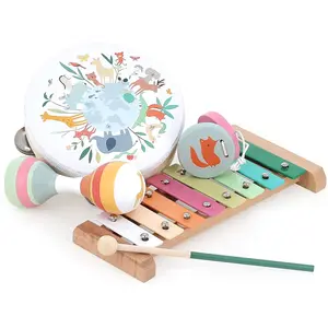 Comparateur de prix : Vilac - Set d'instruments de musique en bois Multicolore taille unique