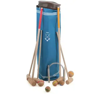 Comparateur de prix : Jeu de Croquet famille 2 adultes + 3 enfants