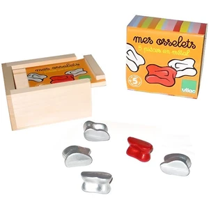 Jeu d'osselets - VILAC - Coffret à rayures - Enfant - 3 ans - Beige pas cher