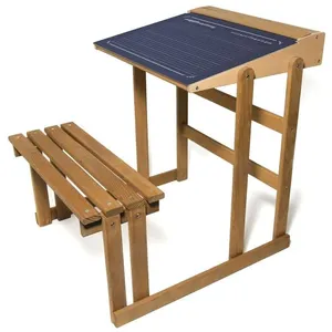 Pupitre Vintage Vilac Avec Ardoise Réversible 3 - 6 Ans, 6 Ans Et Plus Marron pas cher