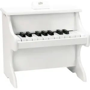 Vilac - Piano Blanc 18 touches avec partitions - Dès 3 ansVendu pargreenweez