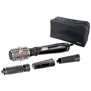 Comparateur de prix : Brosse coiffante Babyliss Beliss Airbrush AS200E 1000 W Noir et Rose