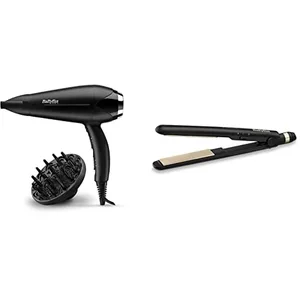 Comparateur de prix : BaByliss Lisseur ST089E av C° plaques en céramique et tapis thermorésistant - Neuf