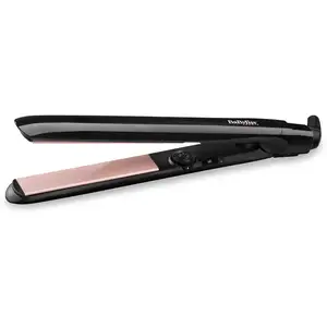 Comparateur de prix : BaByliss Smooth Control 235 Fer à lisser À chaleur Noir, Rose doré 3 m