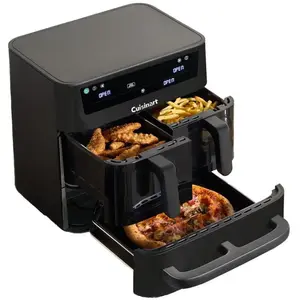 Friteuse à Air Cuisinart Tri Zone 136L 3 Zones 9 Fonctions Noir pas cher