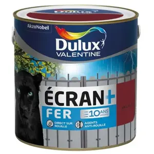 Comparateur de prix : Dulux Valentine Peinture spéciale fer Dulux Valentine ECRAN + FER brillant rouge basque 2 L
