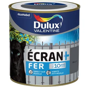 DULUX VALENTINE Peinture fer brillant écran+ 500 mL - gris foncéVendu paramazon