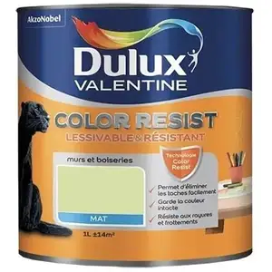 Comparateur de prix : DULUX VALENTINE COLOR RESIST - Peinture intérieure murs et boiseries ...