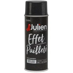 Peinture aérosol Effet Pailleté multi-supports - Argent - 400 ml Julien