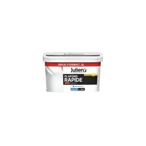 Comparateur de prix : Peinture blanc mat 3L murs plafonds séchage rapide JULIEN