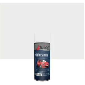 Julien Peinture aérosol Carrosserie JULIEN blanc glacé brillant 400 ml