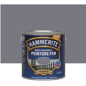 Hammerite - Peinture Direct Sur Rouille Laqué Gris Anthracite 2,5 l pas cher
