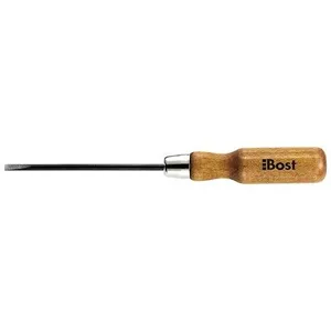Tournevis BOST Manche bois mécanicien - Lame plate - 5,5 X 100 mm - 60... pas cher