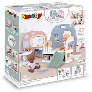 Comparateur de prix : Smoby - Baby Care - Crèche 5 Espaces + 27 Accessoires