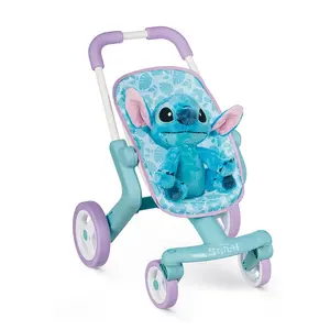 SMOBY - Stitch Poussette + Peluche - dès 18 mois pas cher