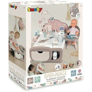 Baby Nurse Nurserie Cocoon Smoby - Le Jeu Et Ses Accessoires pas cher