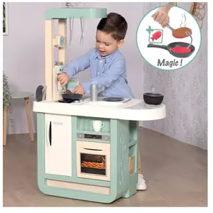 Comparateur de prix : Cuisine fille Cherry Smoby SPE - vert/blanc - 65,5x20x49,7 cm