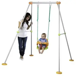 Comparateur de prix : Smoby - 310191 - Jeu de Plein Air - Portique Métal Plus - Siège Evolutif 2 en 1 - 180 cm
