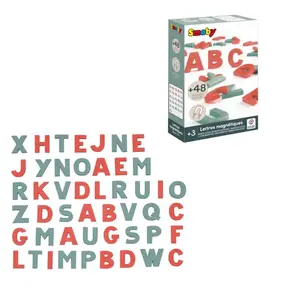 Set de 48 lettres magnétiques majuscules Smoby pas cher