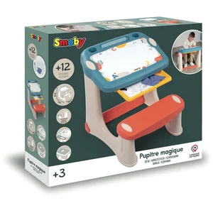 Comparateur de prix : Smoby - Pupitre Magique - 12 Accessoires Inclus - Des 2 Ans