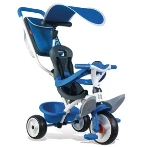 Tricycle évolutif SMOBY Baby Balade - Roues silencieuses - BleuVendu parrakuten