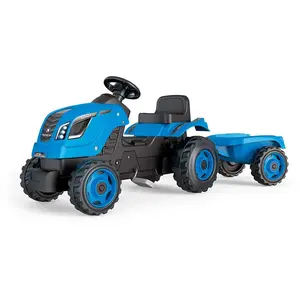 Comparateur de prix : Tracteur à pédales Smoby avec remorque détachable