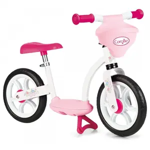 Comparateur de prix : Draisienne - SMOBY - Corolle - Rose - 2 roues - Porte-poupon intégré