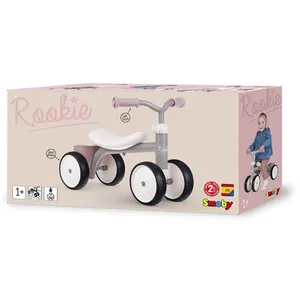 Comparateur de prix : Porteur Rookie Rose en métal pour enfant dès 12 mois - Smoby
