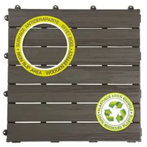 Comparateur de prix : Set de 6 dalles 45 x 45 cm pour cabane - Smoby