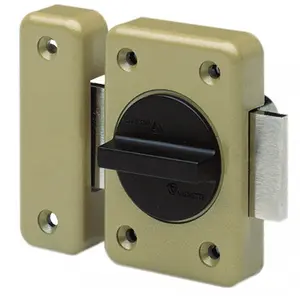 Comparateur de prix : VACHETTE Verrou automatique RX 45 mm en zamack avec bouton tournant à ressort