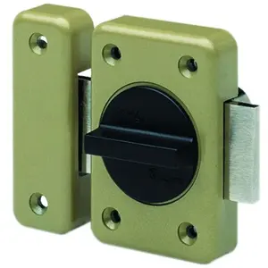 Verrou rpx à bouton cylindre de 40mm bronze - vachette - 16401000Vendu paramazon