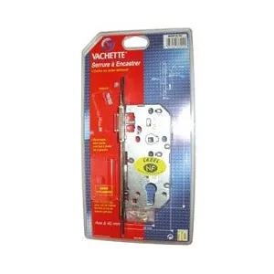 Comparateur de prix : VACHETTE Serrure à encastrer nf 3 pour cylindre, coffre 150 mm, axe 40 mm.