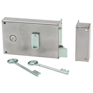 Serrure grille horizontale VACHETTE - 2 clés - Droite pas cher
