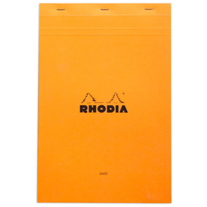 Bloc agrafé 80 feuillets Rhodia N°19 LM Orange