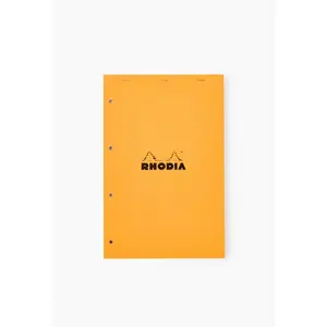 Rhodia Bloc notes 21x31,8cm, petits carreaux, 80 feuilles A4 pas cher