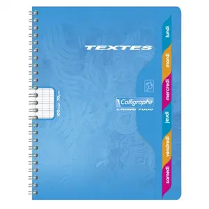 Clairefontaine Cahier de textes avec spirale pas cher