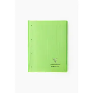 Clairefontaine Bloc de cours Koverbook, 22,3 x 29,6, grands carreaux, 160 pages