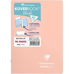 Cahier - Clairefontaine - 961779C - Rembourré - Rose - Mixte