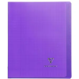 Cahier Clairefontaine Koverbook protège-cahier piqué polypro 96 pages ...