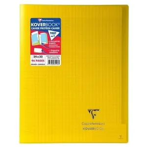 CLAIREFONTAINE Koverbook Cahier piqure 48 pages avec rabats - 240 x 32...