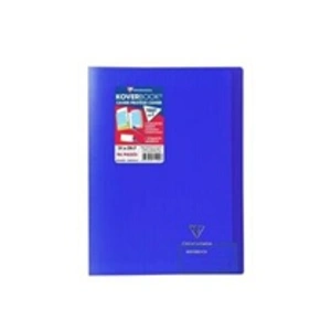 Cahier Clairefontaine Koverbook A4 96 pages grands carreaux Bleu Marine
