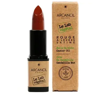 Arcancil Rouge À Lèvres Satiné Lab Végétal 180 Rouge Bordeaux pas cher